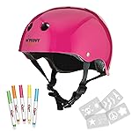 Wipeout Dry Erase Kids Helmet - Ideal for Bike, Skate, Scooter, In-Line Skating and Rollerblading
