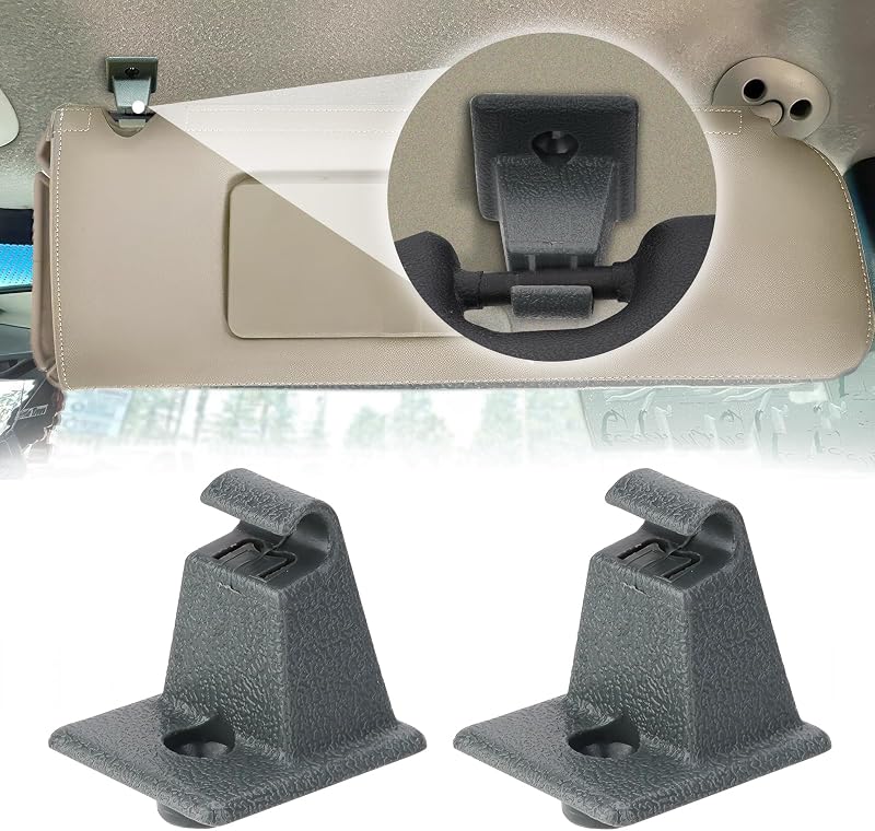 Kit com 2 Presilhas de Suporte do Para-Sol Dianteiro YIBEICO para Chevy Silverado, Suburban, Tahoe e Yukon 1992–1998