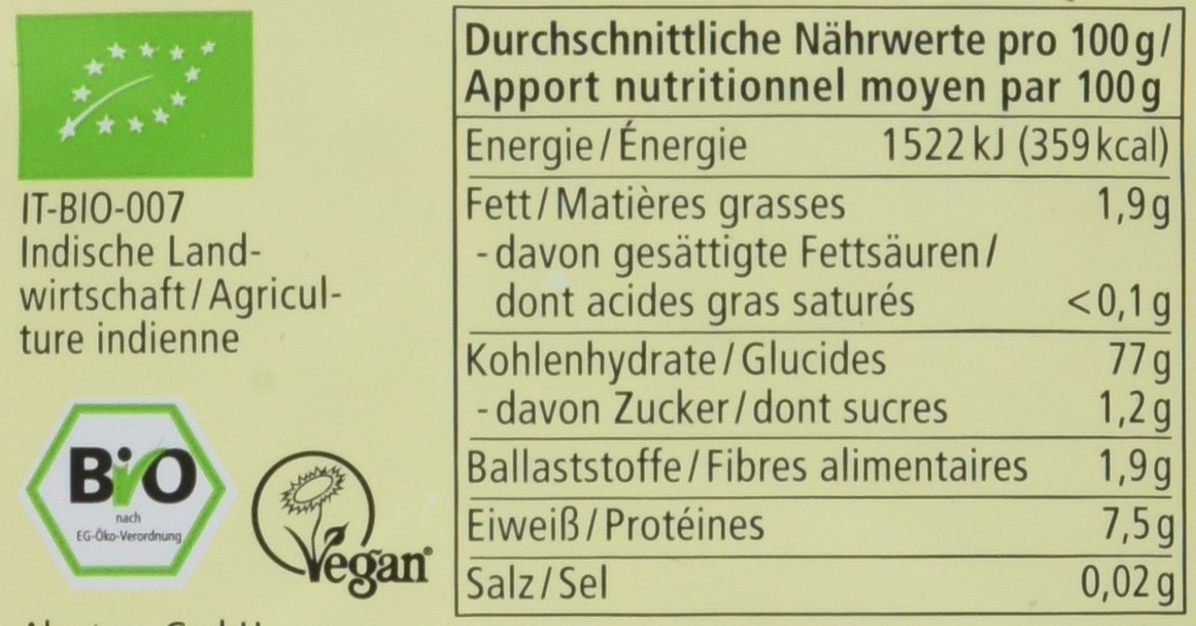 Alnatura Bio Naturreis Langkorn, 6er Pack (6 x 1 kg)