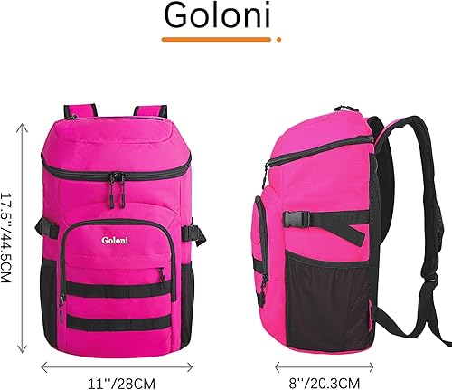 Miniatura 3 de Mochila enfriadora con forro extraíble, a prueba de fugas, aislada, pequeña mochila de almuerzo para hombres, trabajo con abridor de botellas