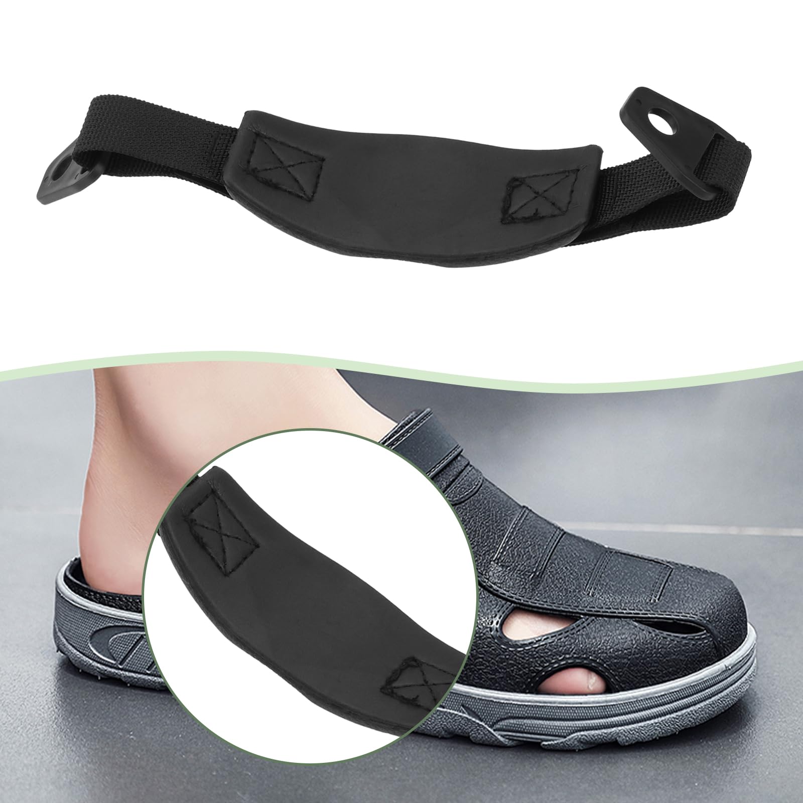OTOTEC 1 para butów z regulowanym otworem na plecy pasek sznurowadła płótno zdejmowane sznurowadła ze stałą klamrą długie 23,3 cm/33,7 cm