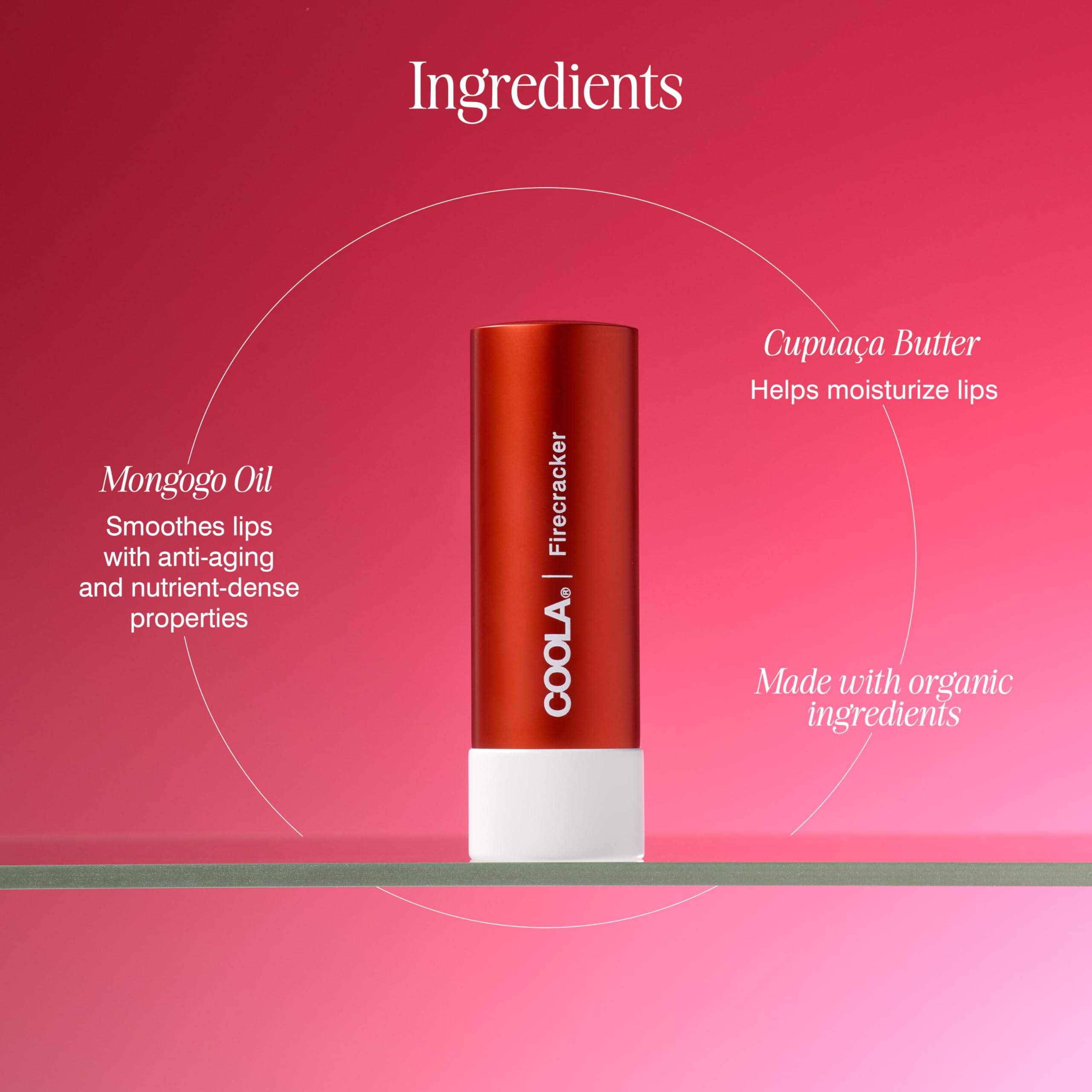 COOLA Tinted Mineral Liplux Sunscreen SPF 30 - Firecracker (4.2 g)