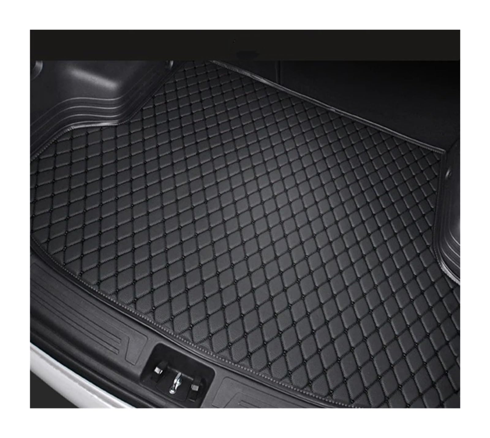 Tapis de coffre voiture Mazda 2 2008 noir finition premium et durable