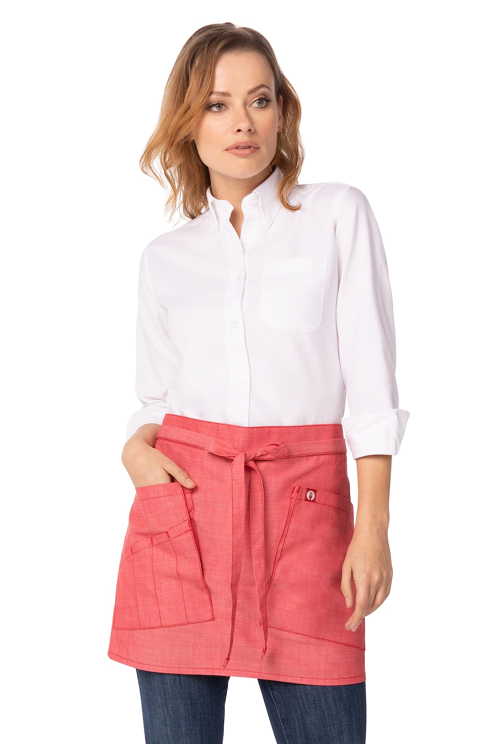 Chef Works Delantal unisex Medford para camarera