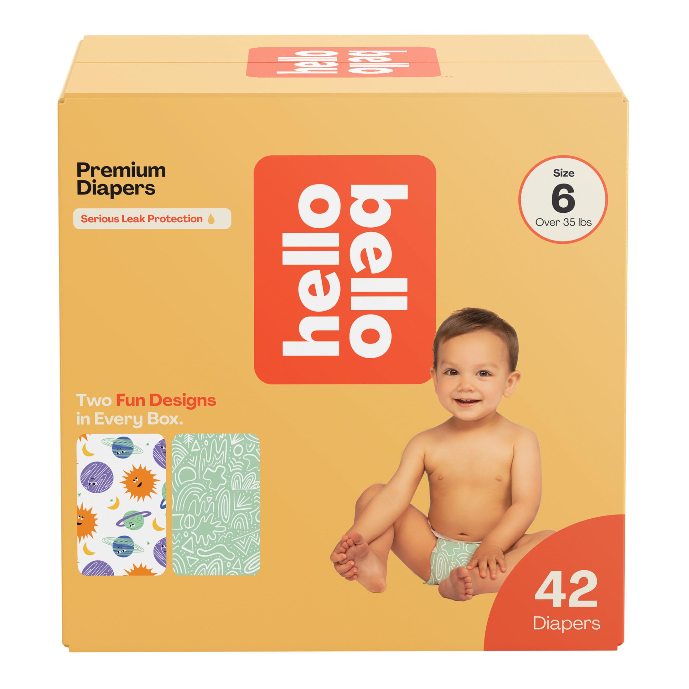 Photo 1 of Hello Bello Premium Diapers Size 6, 42 Count