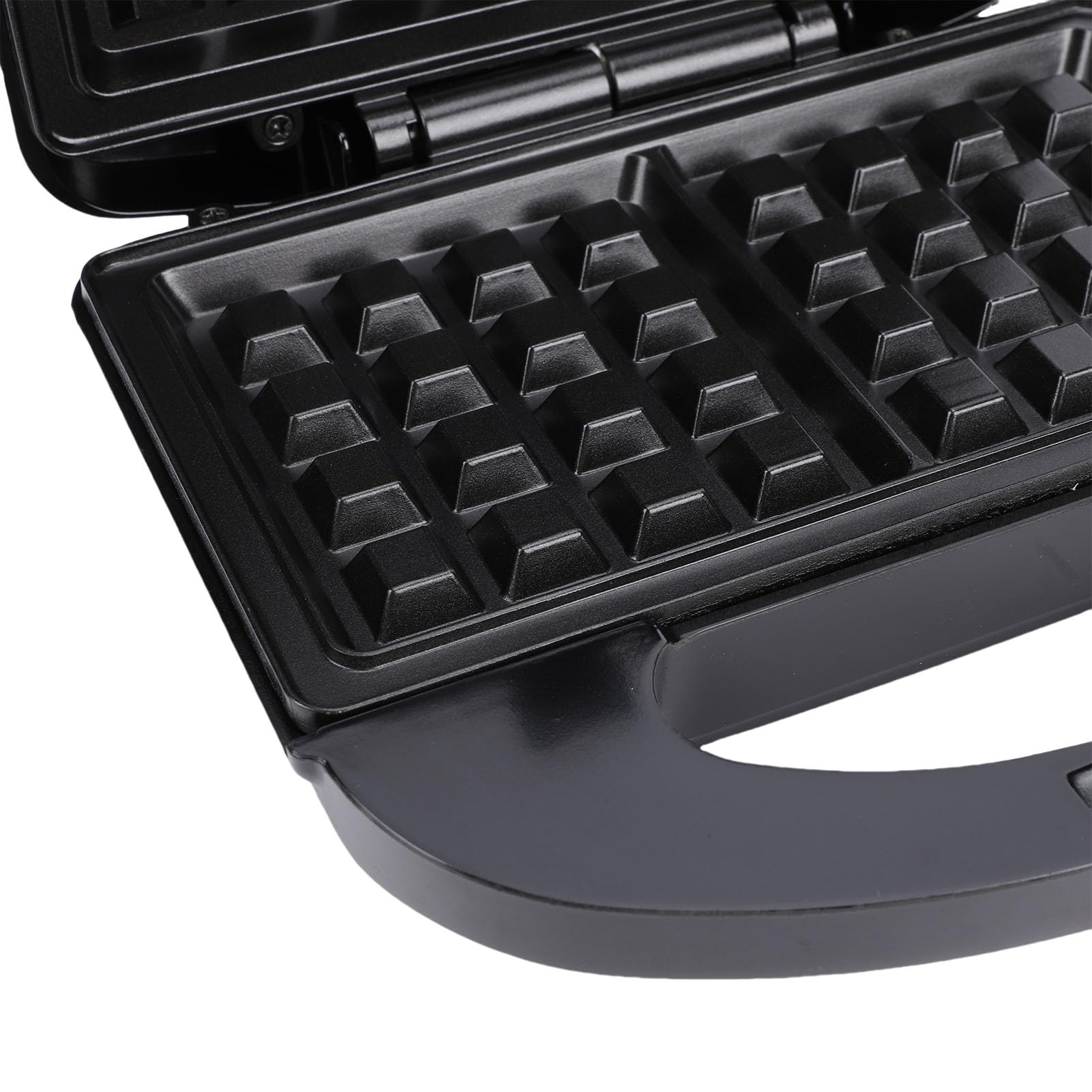Pssopp Gofrera Belga Eléctrica Antiadherente Gourmet, Diseño Compacto con Luces Indicadoras y Fácil Limpieza para Desayunos y Meriendas