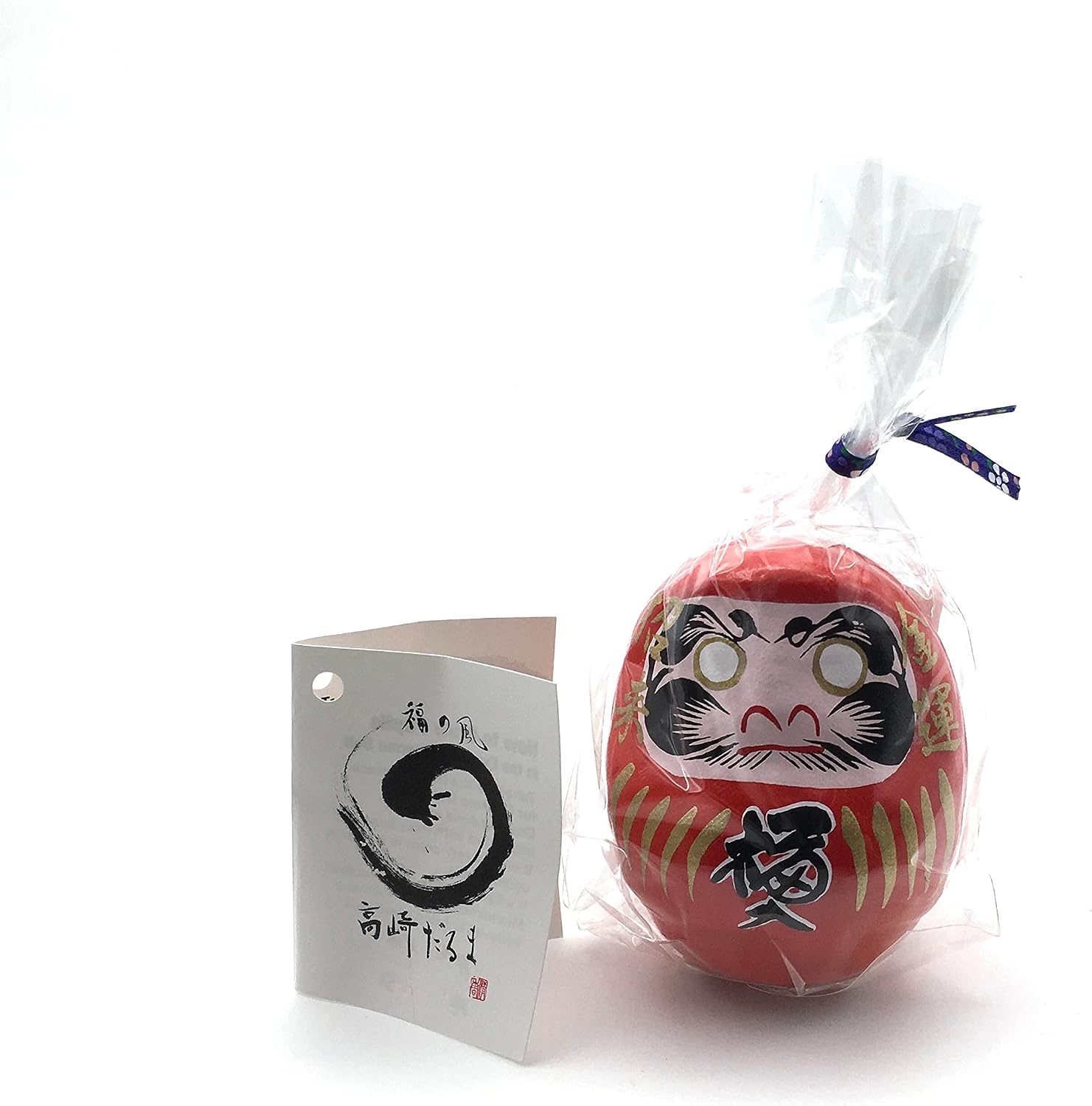 Daruma Doll Paper-Mache 2.3" Tall