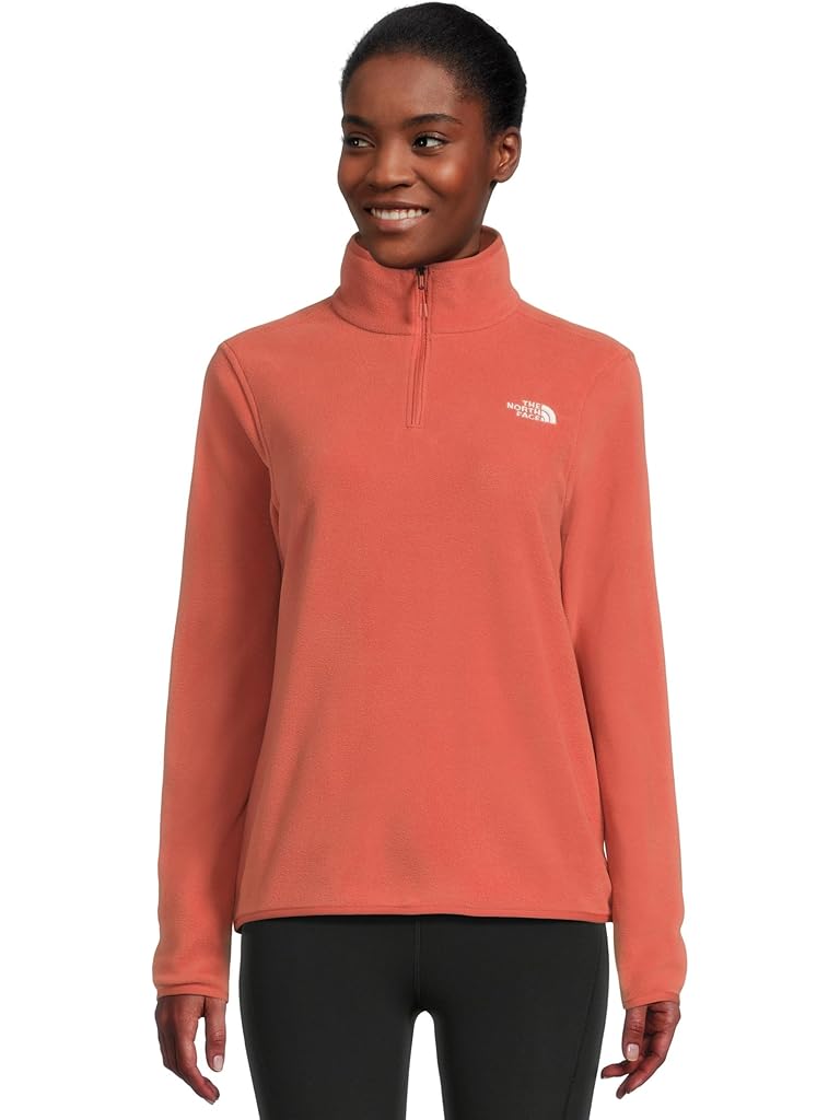 Orange The North Face Glacier Fleece ¼ Zip Jacket