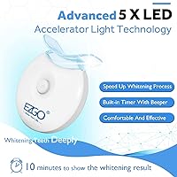 Vista 2 de EZGO Teeth Whitening LED Accelerator Lights, 5 X LED Light Whiten Teeth Faster, Works with Tooth Whitening Gel, Whitening Trays or White Strips