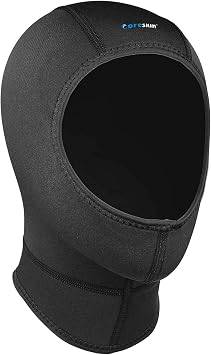 Unisex Neoprene Diving Hood - Durable & Stretchable Wetsuit Cap for Men & Women | Scuba Diving, Snorkeling, Surfing, Kayaking, Canoeing, Swimming, Sailing & All Water Sports