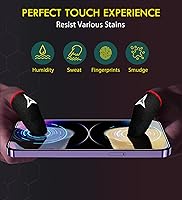 Vista 4 de 10 piezas de fundas de dedos para juegos móviles, fundas de dedos Nuozme para todos los dispositivos con pantalla táctil, nanofibras