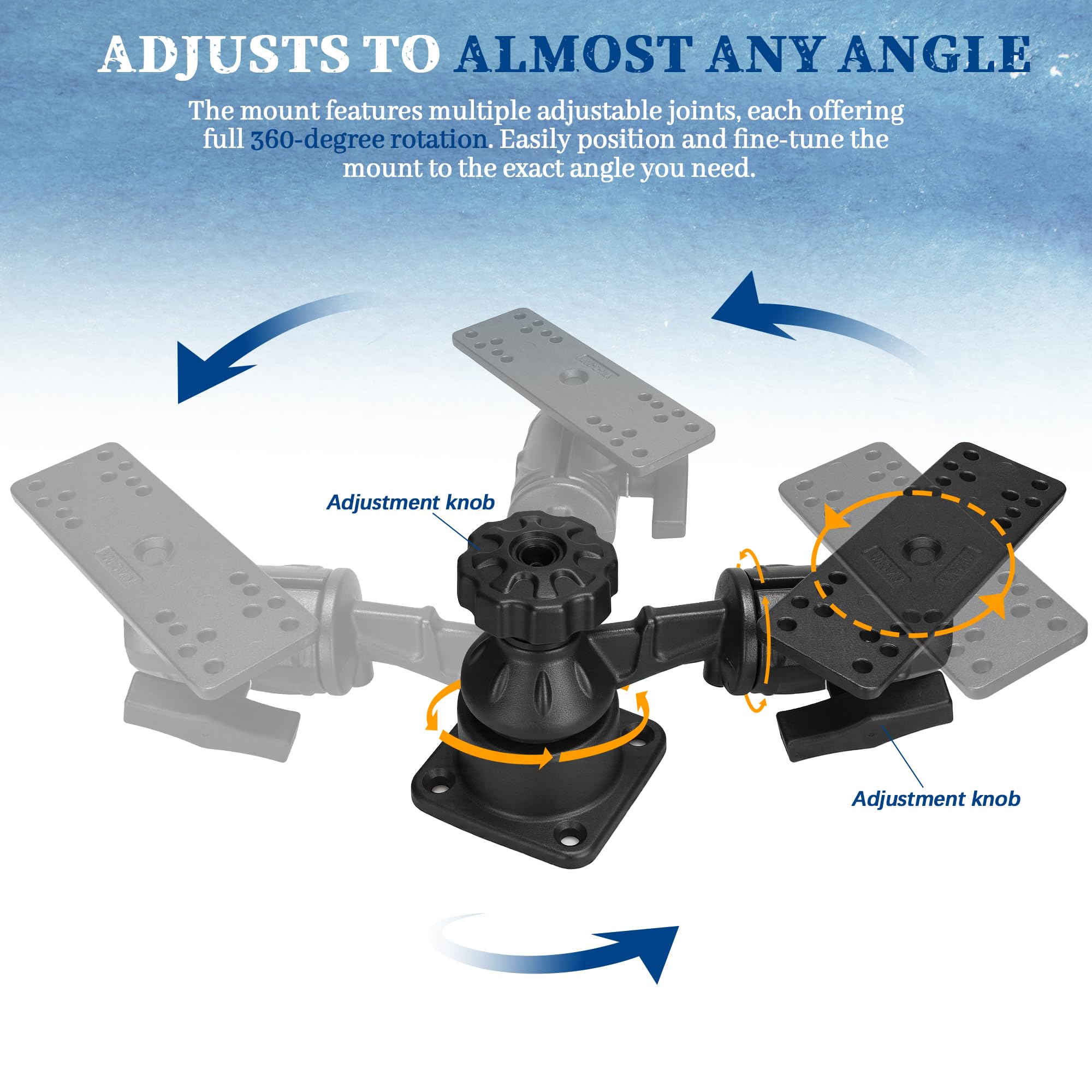 Aluminium Fish Finder Mount, 7.32