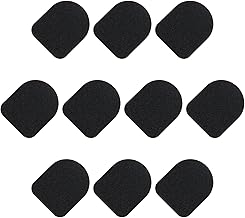 sourcing map Gloves Touch Screen Sticker Ultra High Sensitivity Flexible Carbon Fibre Ultra Thin Sticker Black for Gloves Pack of 40