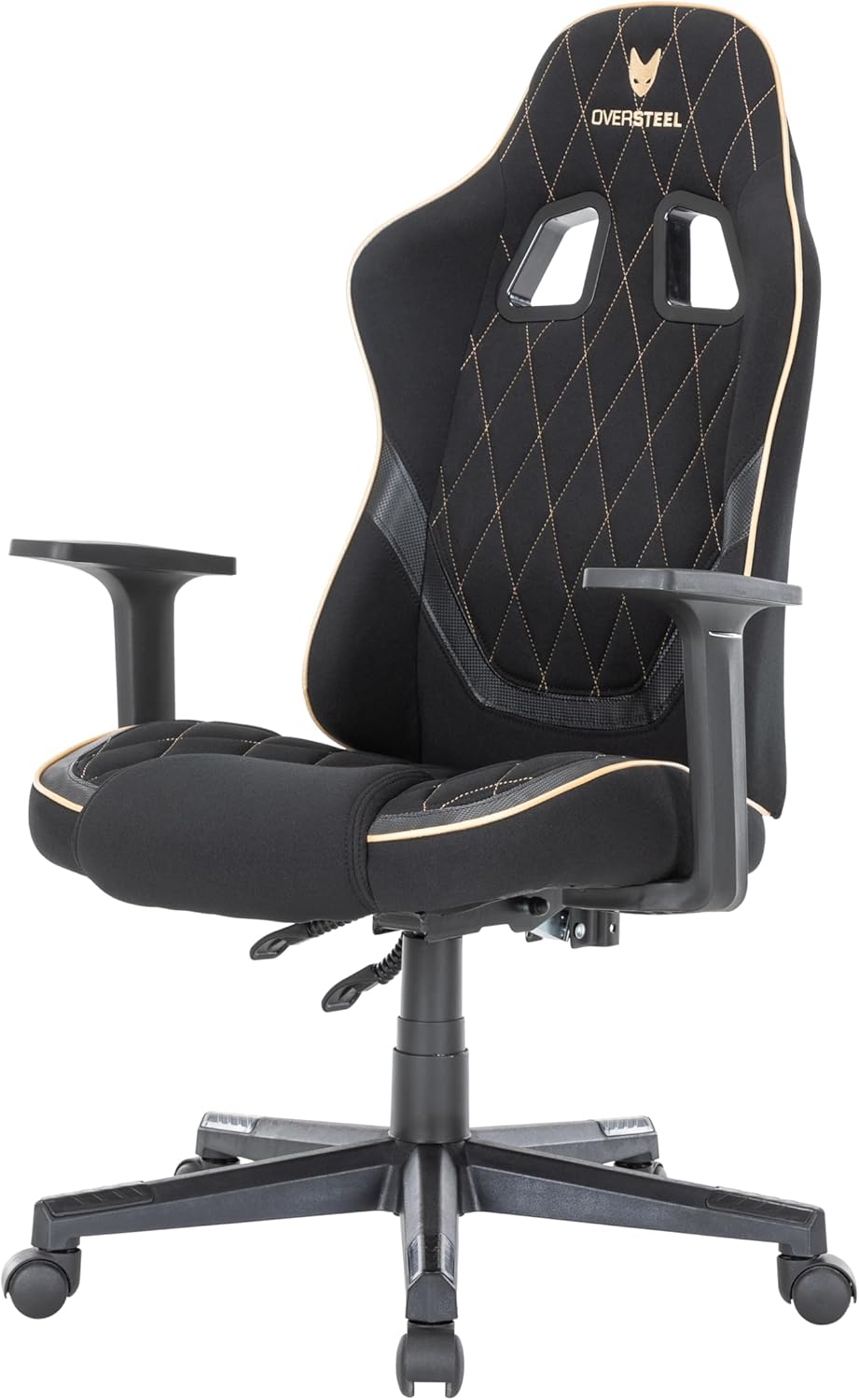Збоку view of the Oversteel SAPHIRE Gaming Chair demonstrating the recline function.