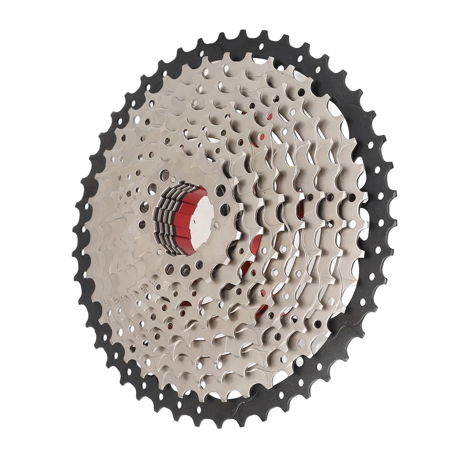 10-biegowa Kaseta Rowerowa ze Stopu Aluminium, Bezgłośna Konstrukcja do Roweru Elektrycznego 12-46T z Płynnym Obrotem