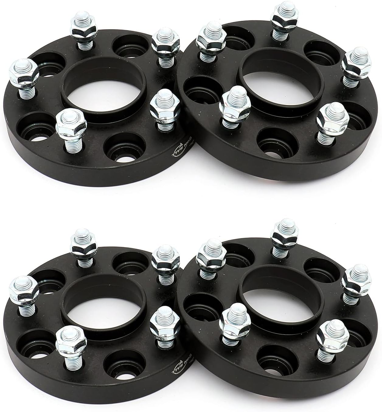 HICKS 5x4.5 Wheel Spacers 20mm Thick Wheel Spacer Adapters 64.1mm Hub Bore with M12x1.5 Studs fit for 2006-2022 Honda Civic, 1995-2022 Honda CR-V, 1998-2004 Honda Odyssey, Set of 4