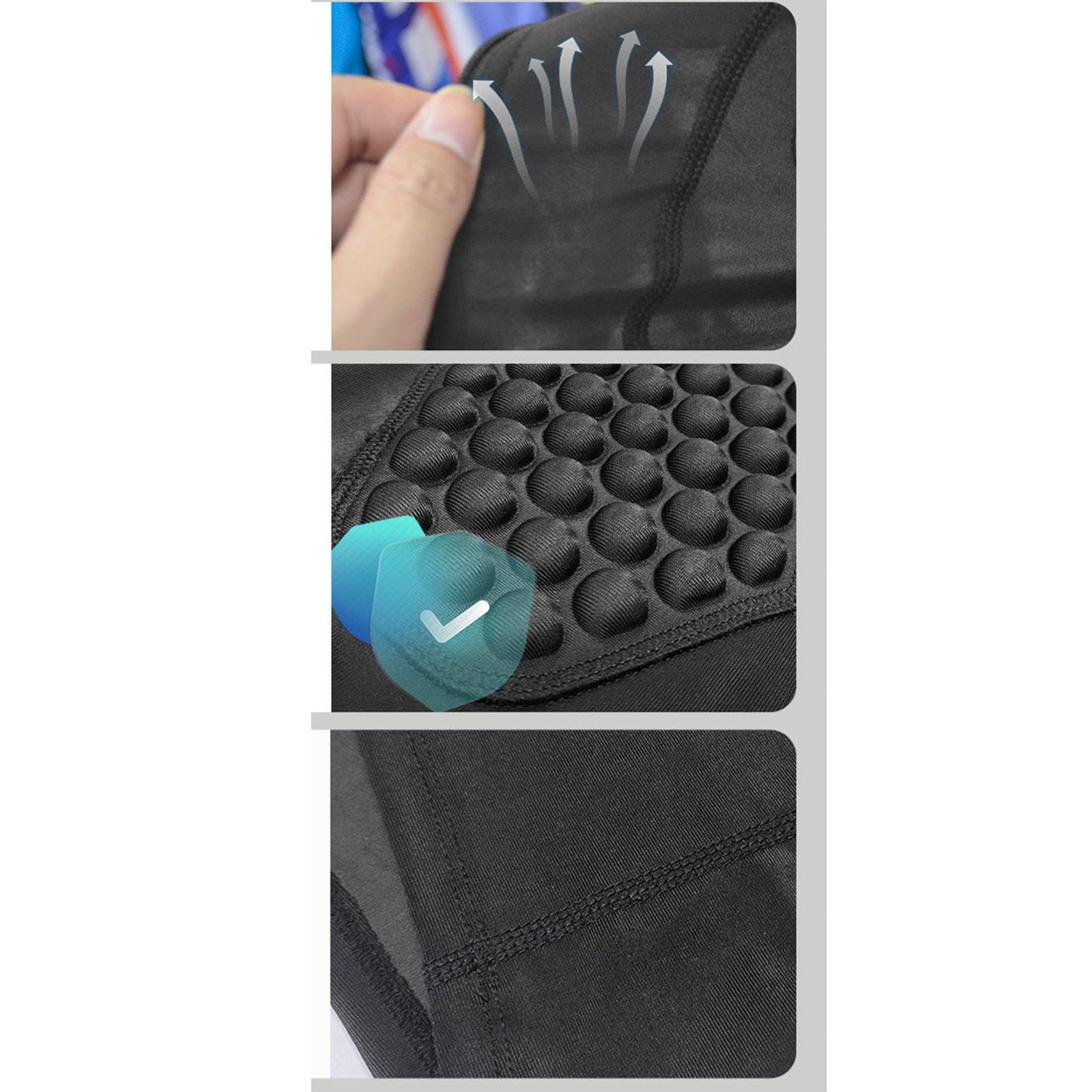 Short Rembourré et Compressif pour Enfants, en EVA épais, Accessoire pour Une Protection Optimale Contre Les Chocs.