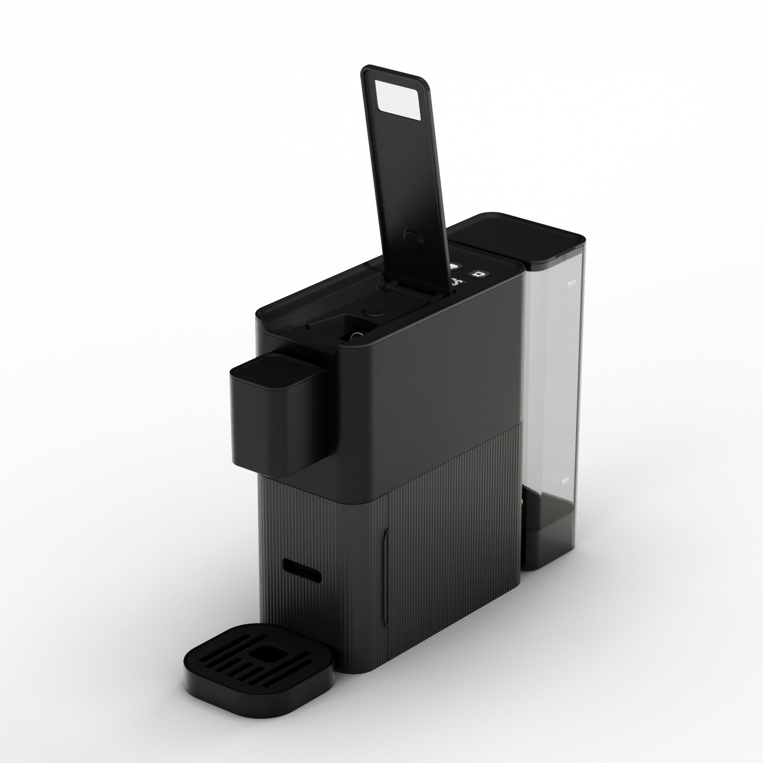 Princess Cafetera de Cápsulas – Para cafés cortos o largos – Ideal para el desayuno o una pausa café – Compatible con Nespresso® – 19 bares – Depósito extraíble de 0,8 L – 249423