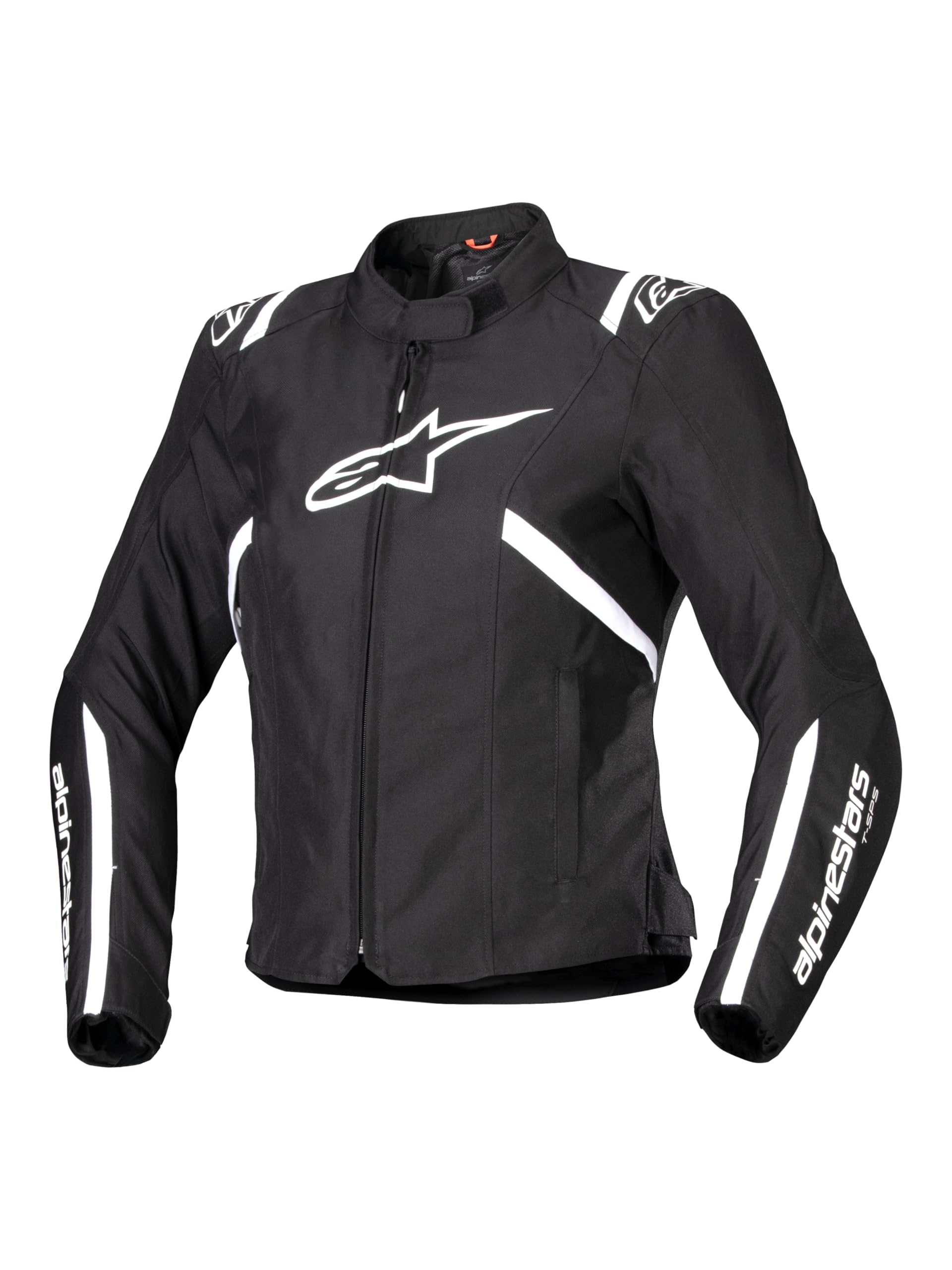 Alpinestars Women's Black, White Stella T-Sps V2 Wp Black White Textile Motorcycle Jacket, L