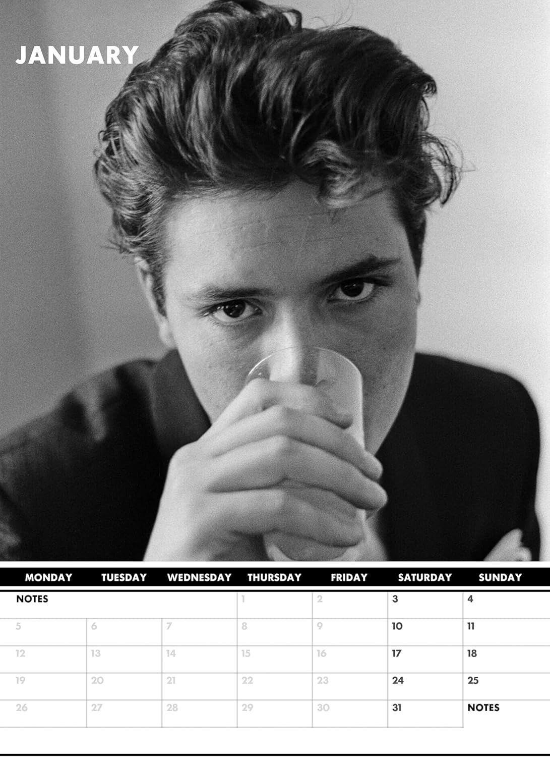 The King of Rock 2026 kalender - A3 formaat 30 x 42 cm, 12