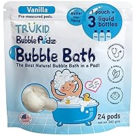 Vista 87 de TruKid Bubble Podz Bubble Bath for Kids, Toddlers, & Babies, Tear Free Gentle & Refreshing Bath Bomb for Sensitive Skin with Natural Moisturizers