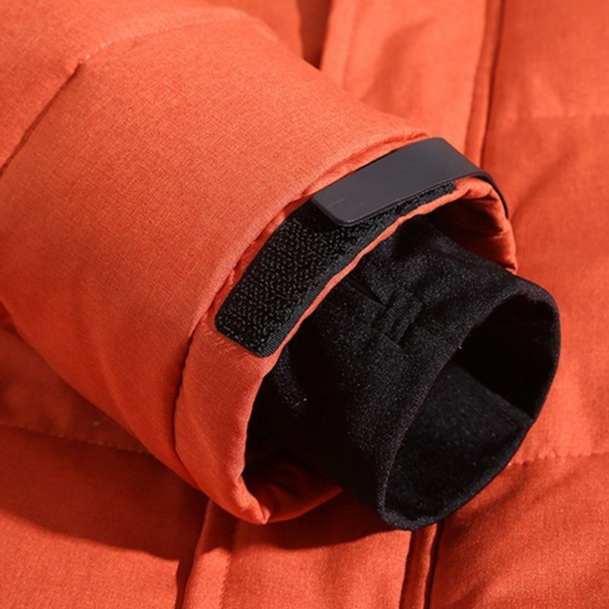 Chaqueta de esquí de montaña para hombre, ajustada, cálida, cortavientos, chaqueta de trabajo con capucha