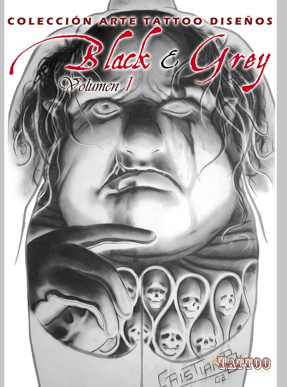 Black & Grey Tattoo Design Collection 1 livre flash tatouage ombrage noir