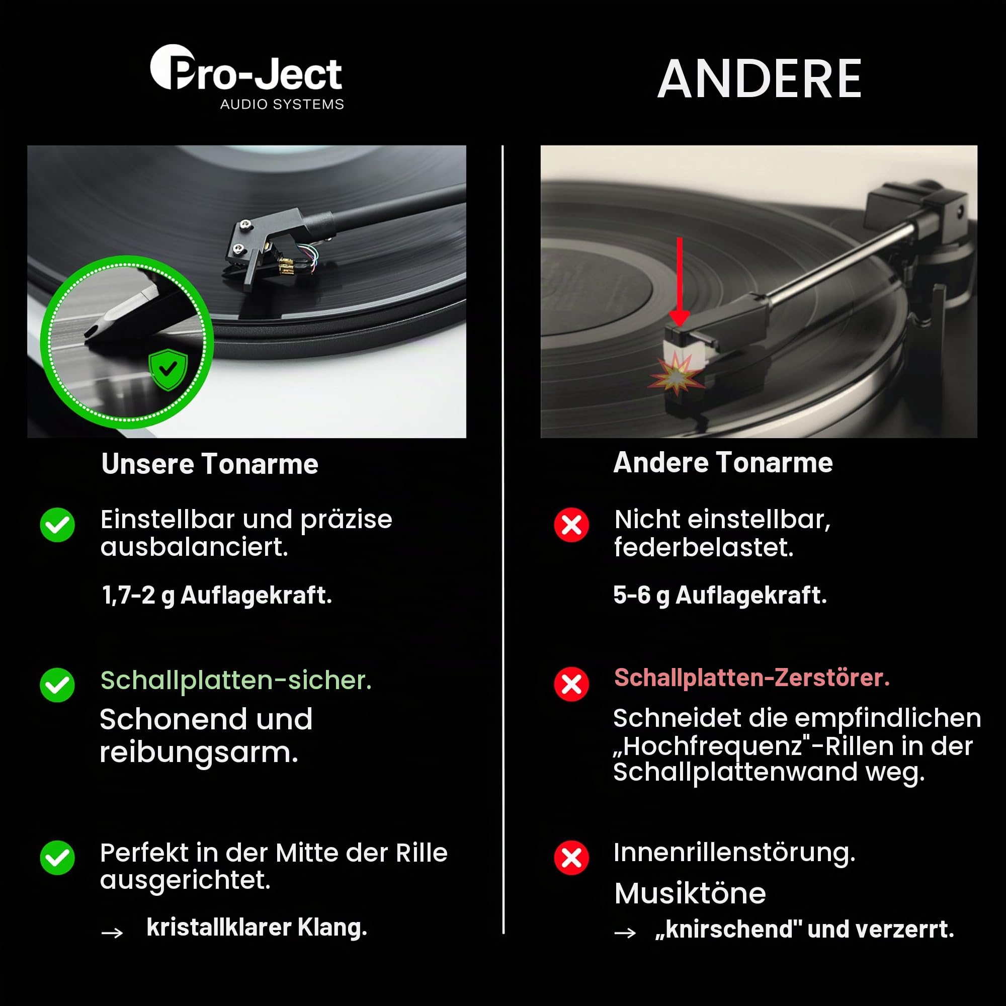 Pro-Ject Primary E Phono - Plug & Play Plattenspieler mit Vorstufe, Rot | Manueller Riemenantrieb für Hi-Fi Klang, Ortofon Tonabnehmer, handgefertigt in Europa für audiophilen Musikgenuss in Stereo