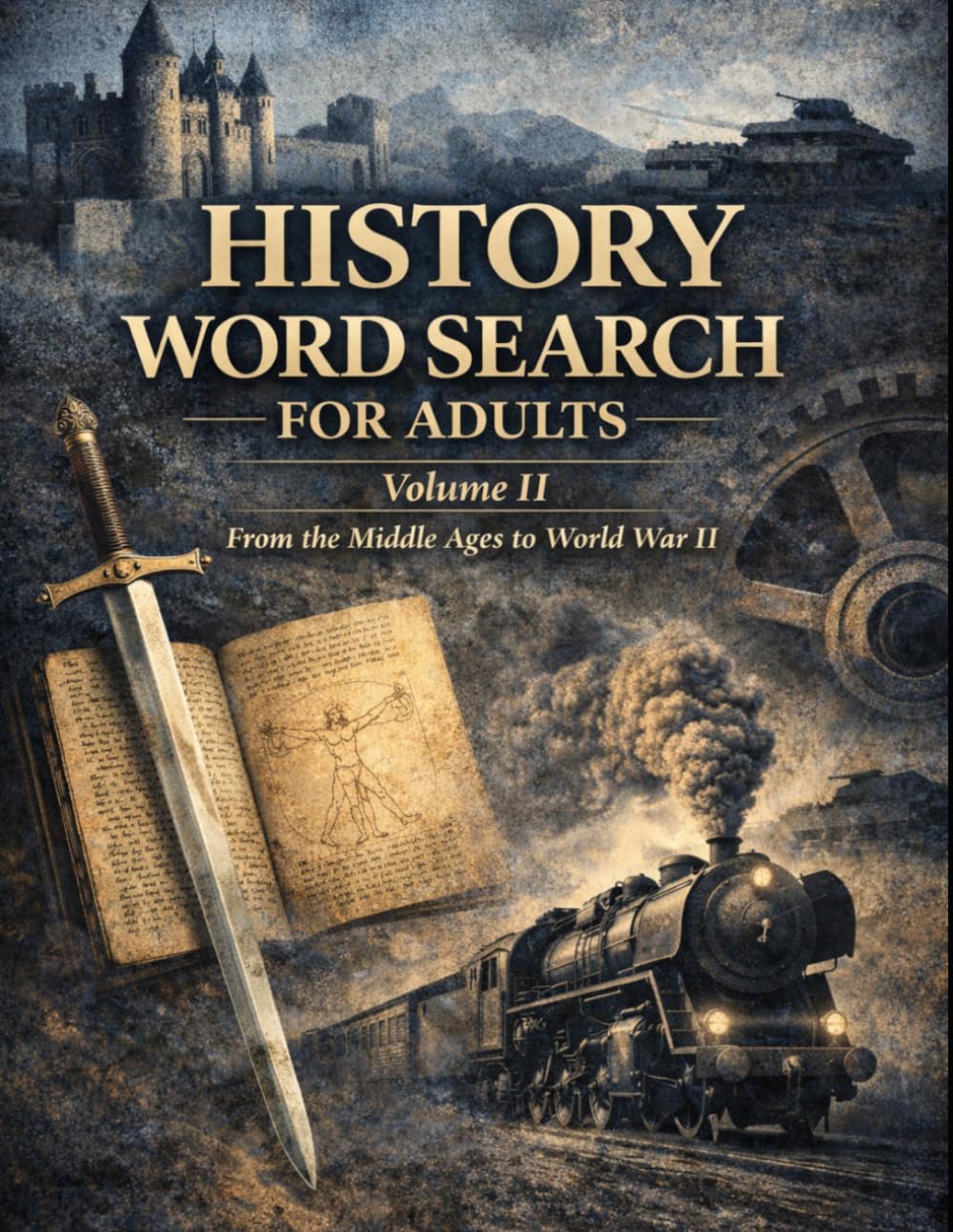 History Word Search for Adults: Volume II: From the Middle Ages to World War II: From the Middle Ages to World War II
