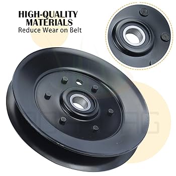 Amazon.com : BOSFLAG 1-633166 Idler Pulley Replaces Exmark 1