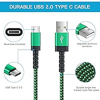 Vista 3 de [Paquete de 3, 6 pies] Cable de carga rápida para Android tipo C para Google Pixel 9a/8a/8Pro/8/9 Pro XL/10 Pro XL/10A/7a/7/6a, USB C a puerto C