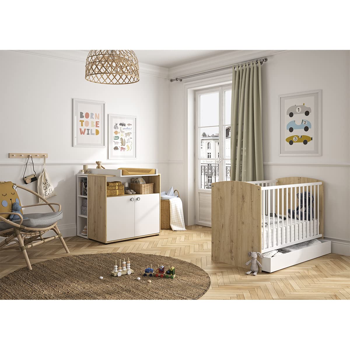 Tiroir de lit pour lit bébé 60x120 cm Arthur - Galipette