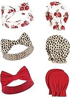 Vista 53 de Hudson Baby Conjunto de diadema de algodón y manoplas para rascar para bebé Unicornio