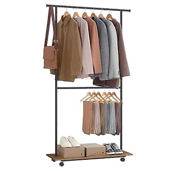 ■限界価格■ハンガーラック MKS-W(ABK) ハンガーラック キャスター付き YAMAZEN(山善