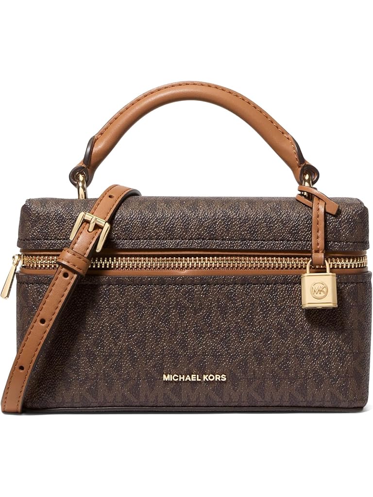 Brown Michael Kors Jana Extra Small Top Handle Xbody