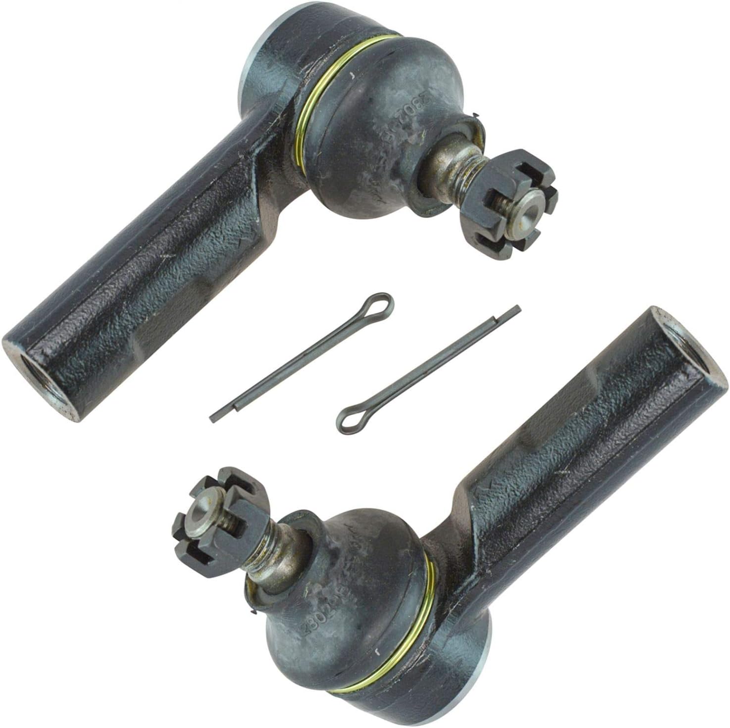 Inner and Outer Driver and Passenger Side Tie Rod Set 4 Piece Compatible with 2007-2013 Suzuki SX4