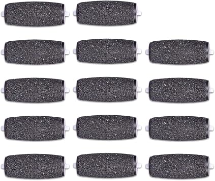 14 Extra Coarse Replacement Roller Refill Heads Compatible with Amope Pedi Refills Electronic Foot File