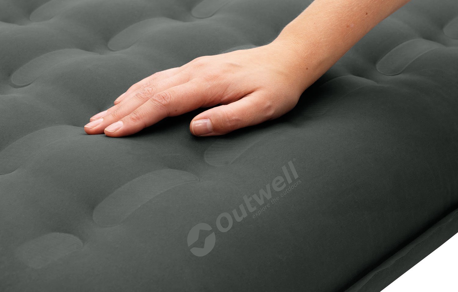Outwell Flow Airbed Double 200 x 140 x 20 cm, czarny