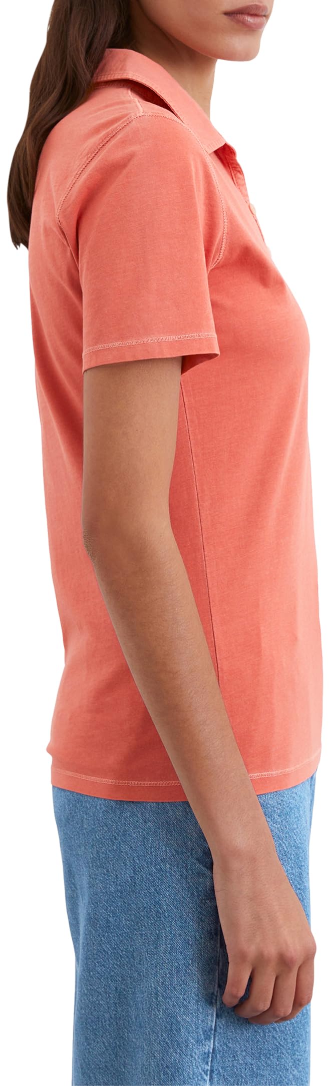 Marc OߴPolo Donna Maglietta Polo a Maniche Corte in Cotone bio Slim Fit