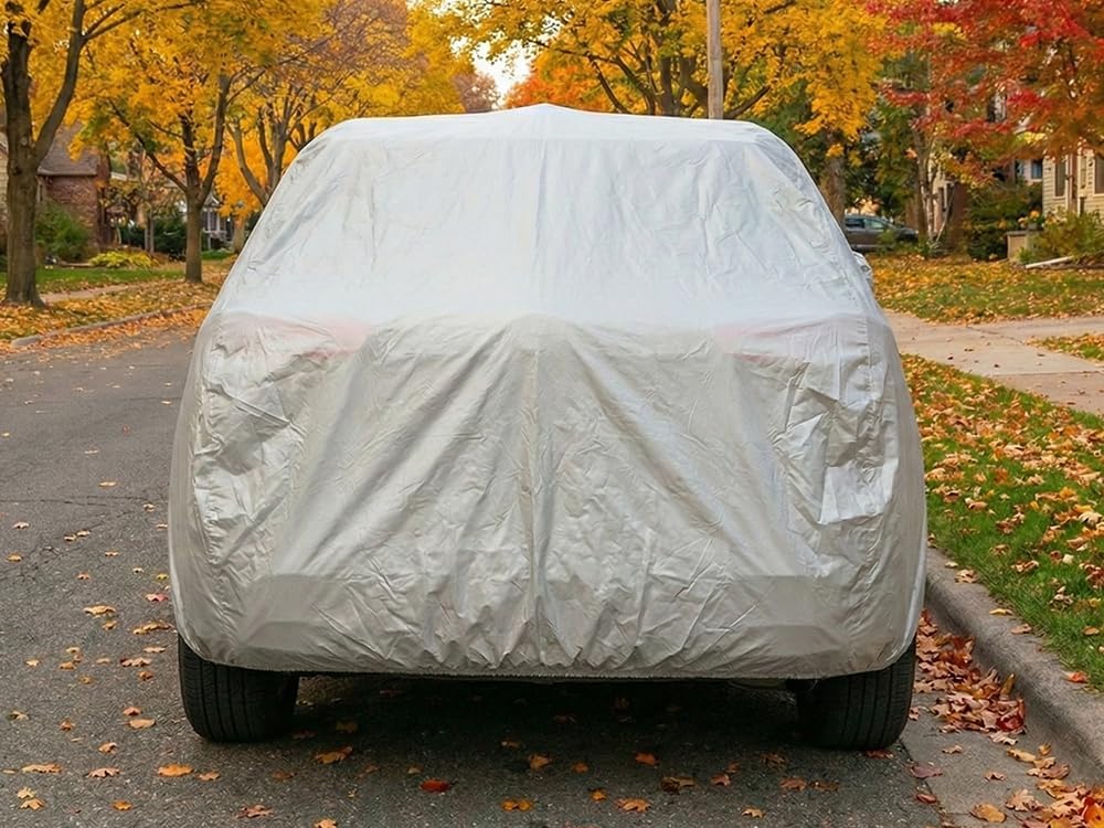 Custom Fits 2011-2022 Ford Explorer SUV Car Cover Silver Metallic Covers
