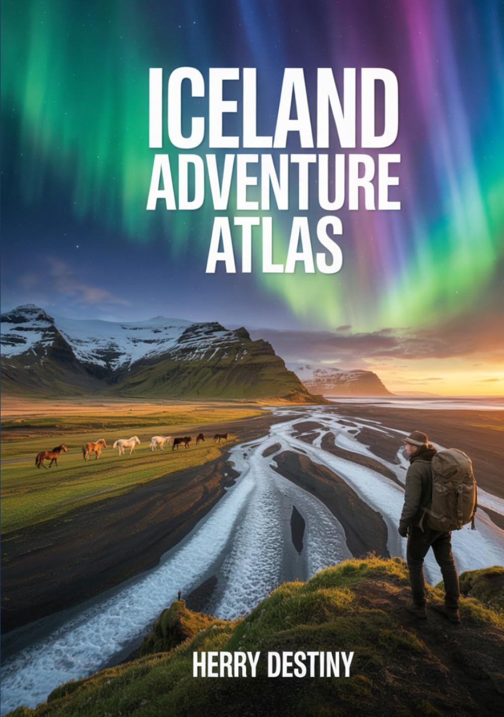 Iceland Adventure Atlas: Highlands Routes, Maps, Glaciers & Volcano Landscapes.