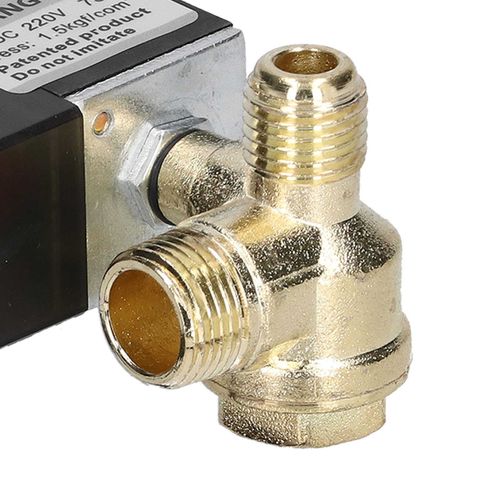 Électrovanne électrique AC/DC 220V, avec Clapet Anti-retour, électrovanne Silencieuse pour Accessoires de Pompe de Compresseur D'air OTS