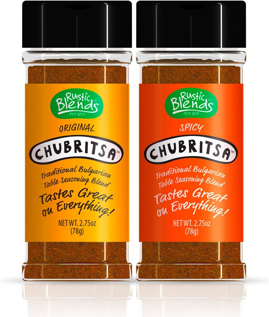 Chubritsa - Table Seasoning Blend (Original + Spicy, 2 Bottles)