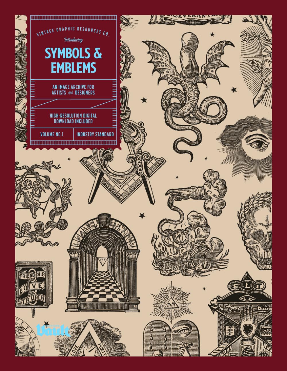 Symbols & Emblems: An Image Archive for Artists and Designers (Image Archive Series by Vault Editions)
