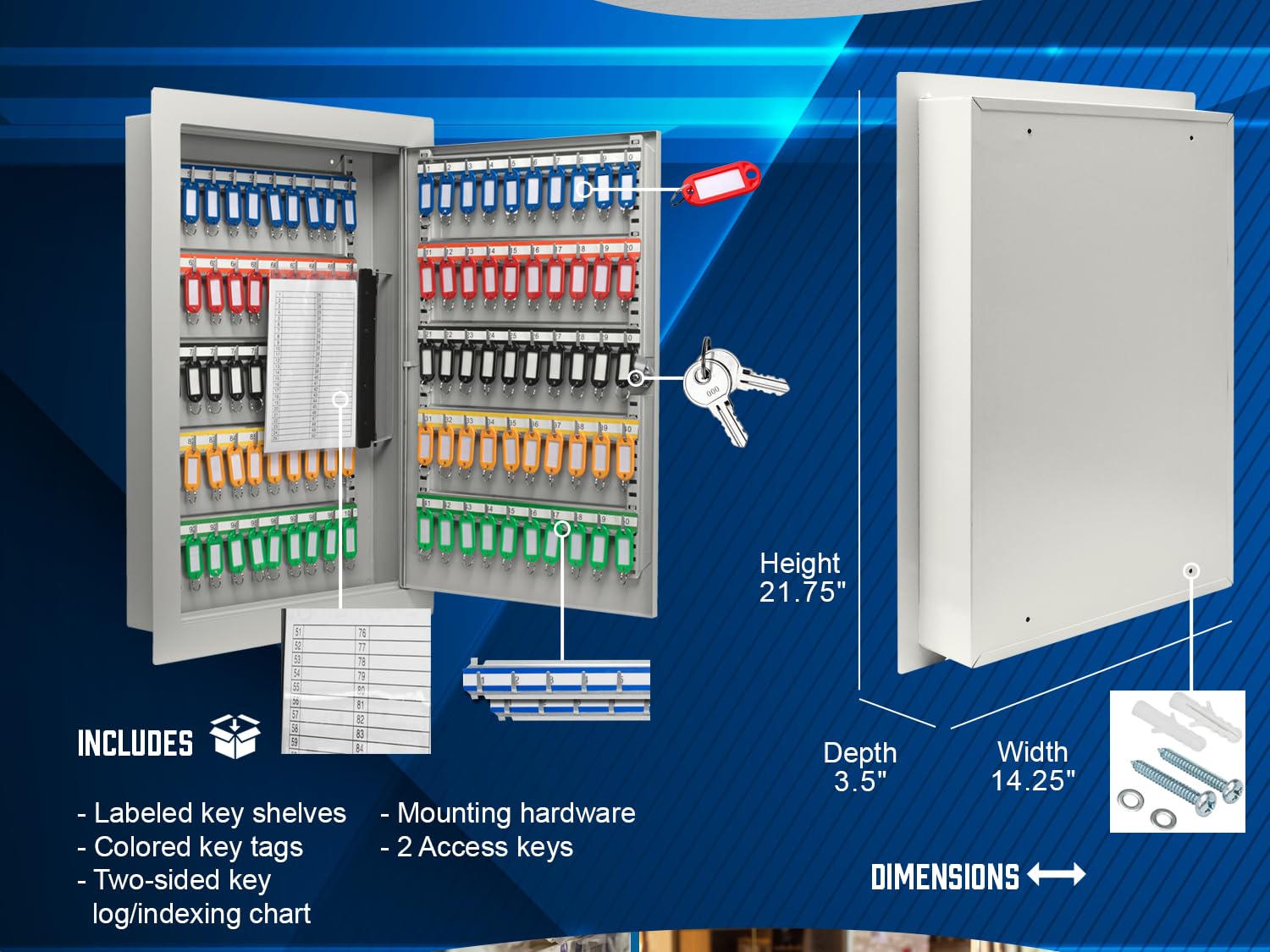 BARSKA CB13534 100 Posiciones en la Pared Ajustable Armario de la Cerradura de la Caja de la Cerradura de la Brida Gris, Aluminio, tamaño único