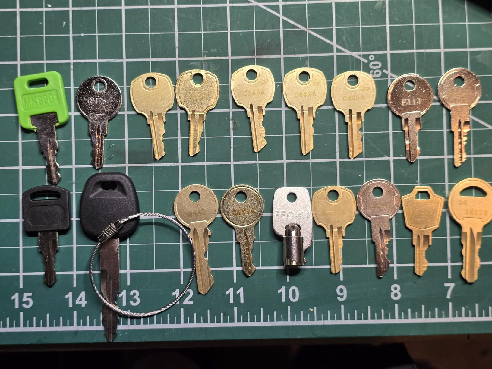 18 Pentesting Master Key Set,FEO-K1 MK9901 CH751 CH501 A126 C642A CH545 ...