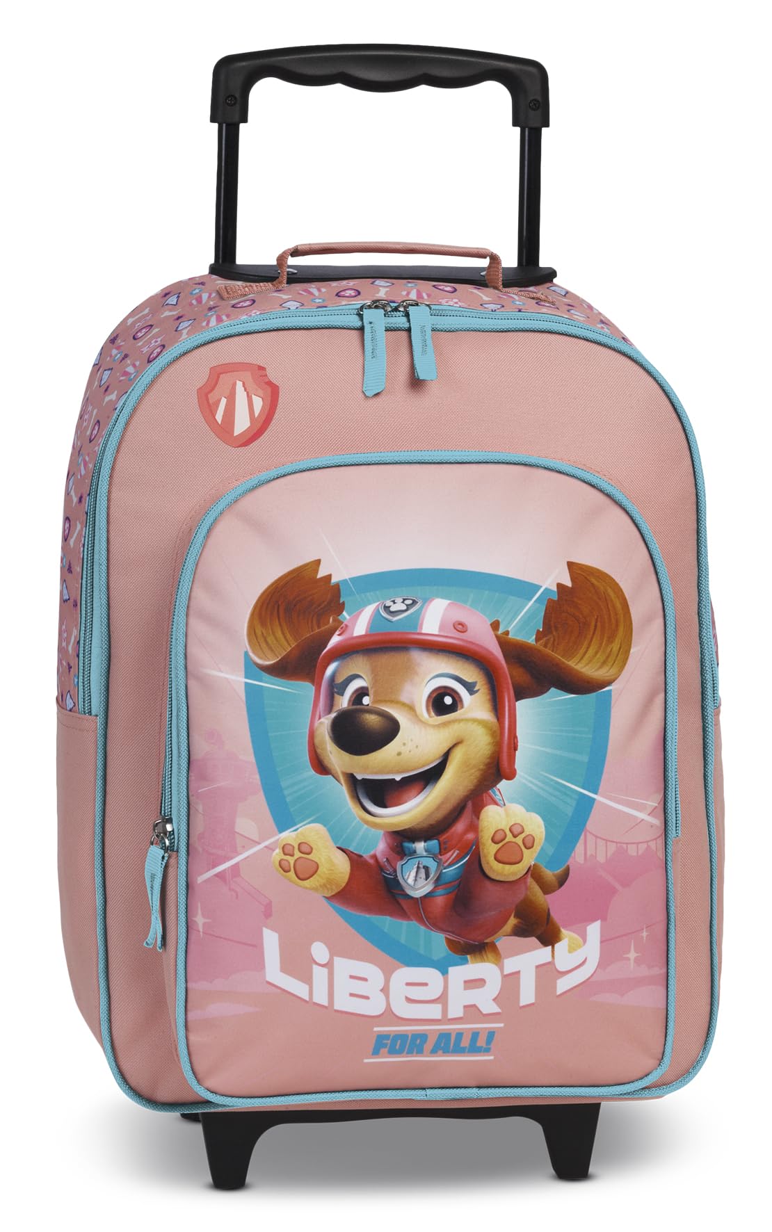Fabrizio Kids Psi Patrol, walizka na kółkach, 2 rolki, 42 cm, 42 cm, 17 l, różowy, Rosa, 42 cm