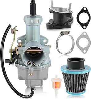 MOTOALL PZ27 Carburetor 150cc 200cc 250cc ATV Go Kart Dirt Bike w/Air Filter for Predator Coleman CT200U KT196 for TaoTao Coolster CG XR100 for Baja Mini Bike Go Kart Parts