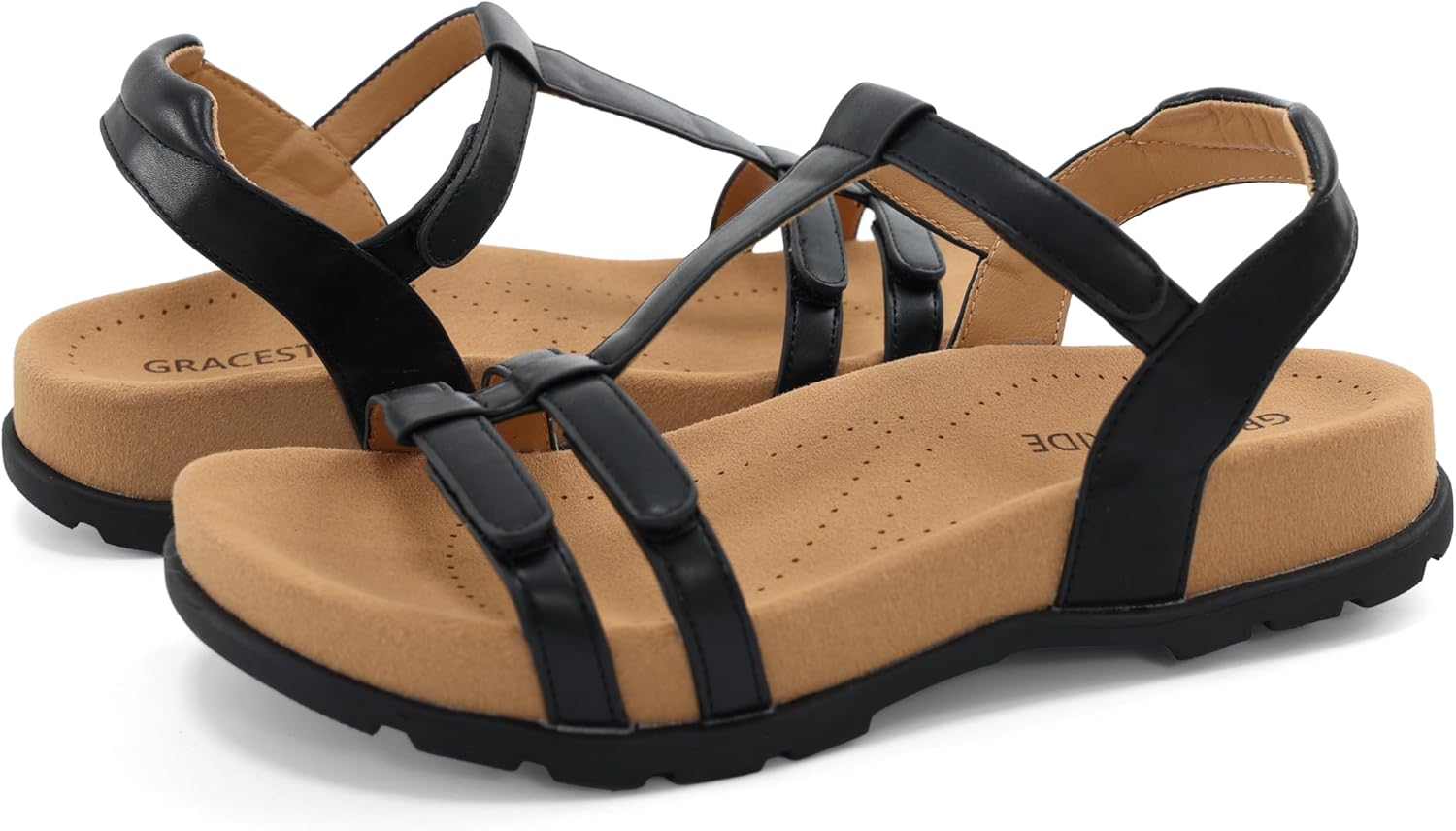 Women's Orthopedic Walking Sandals with Arch Support and Adjustable Ankle & Foot Straps, Comfortable for Everyday Wear - Image 3