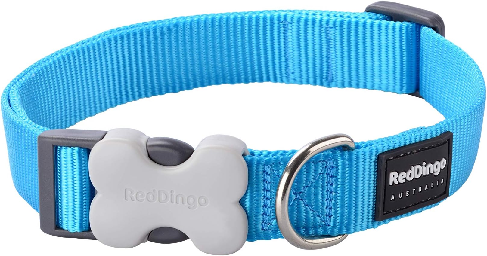 Classic Dog Collar, 15mm, Turquoise